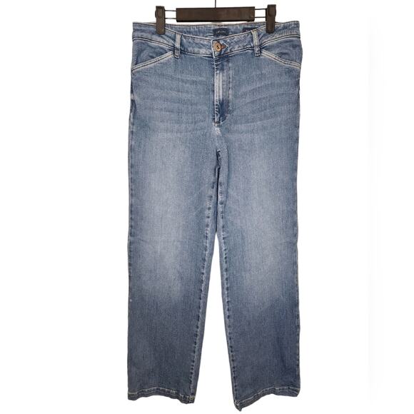 J.Jill Denim Full Leg Trouser Jeans 10R - Picture 1 of 7
